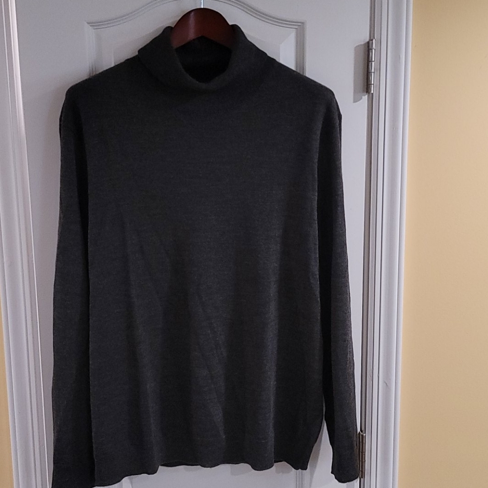Merino wool turtleneck sweater